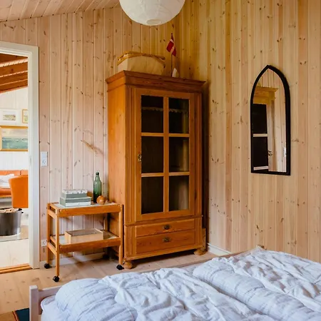 Family In Heather-clad Landscape Fjerritslev