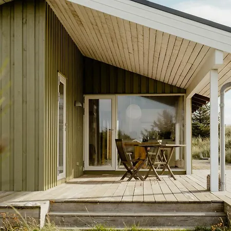 Family In Heather-clad Landscape Fjerritslev